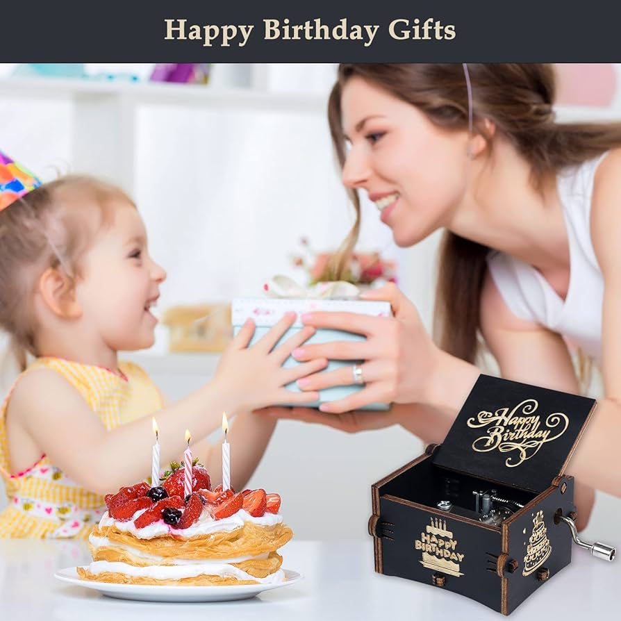 Amazon.com: JKJYSJ Happy Birthday Music Box - Hand Crank